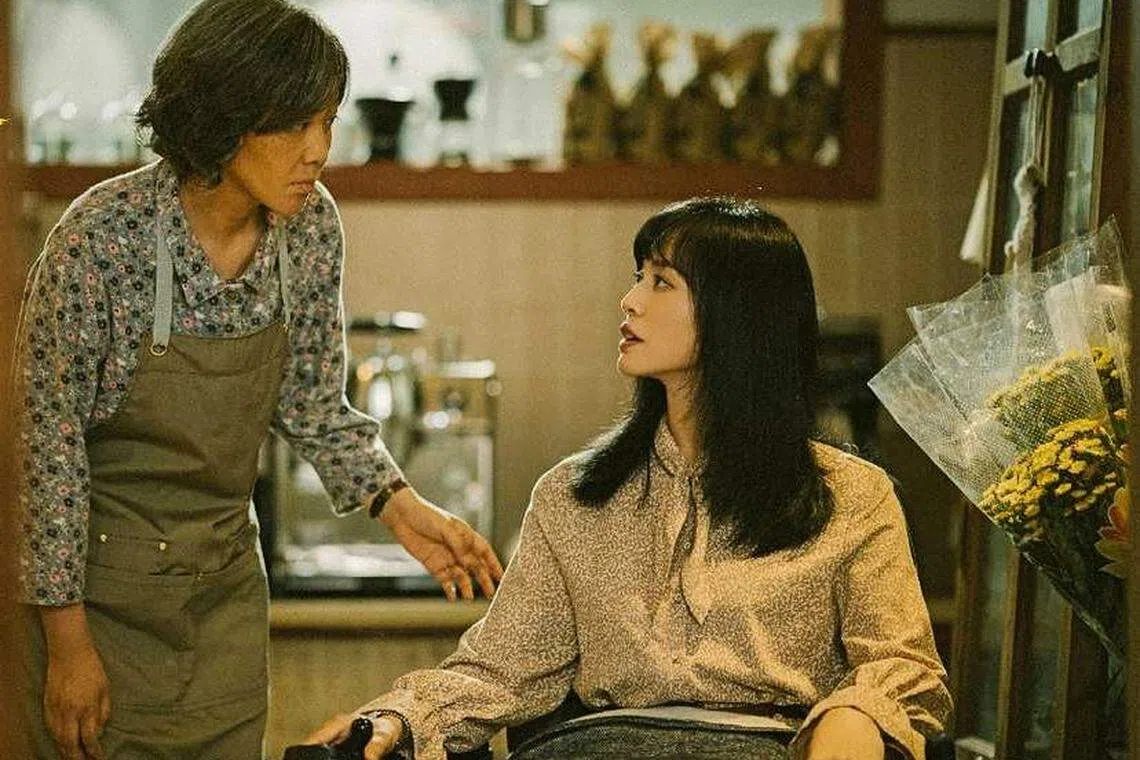 剧中闫妮（左）到姚晨（右）的咖啡店打工，两人同框是一大看点。（互联网）