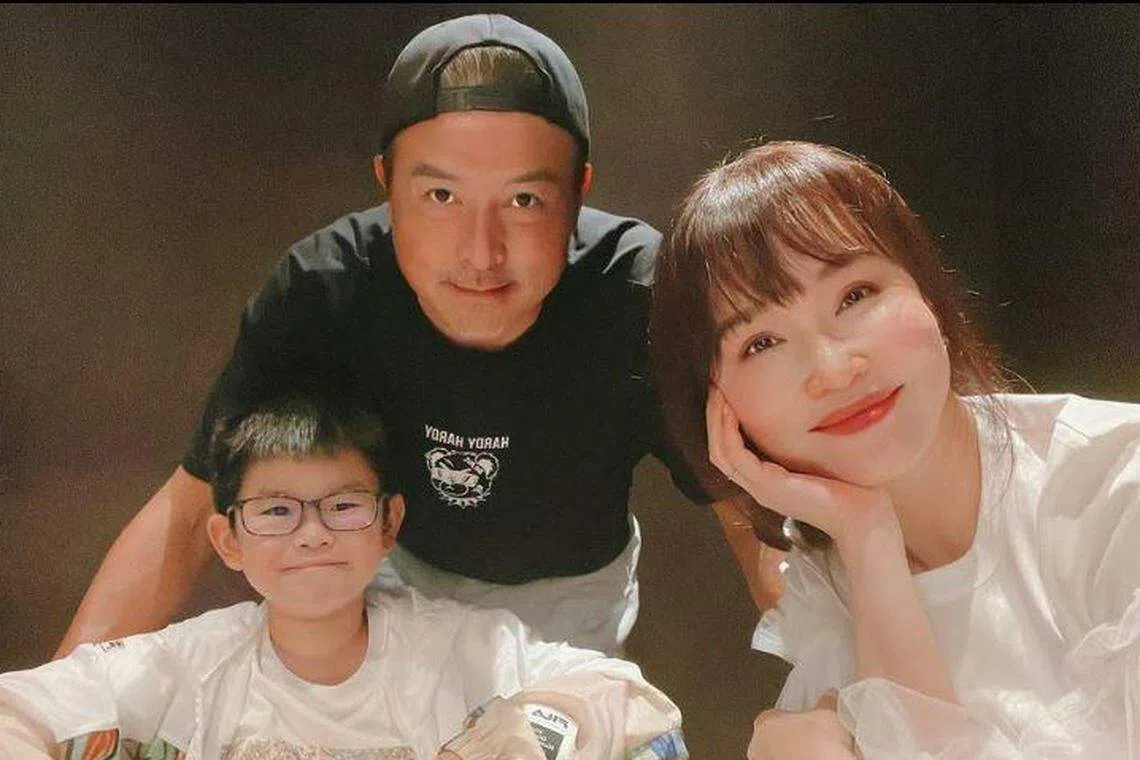 李铭顺与范文芳育有宝贝儿子Zed。