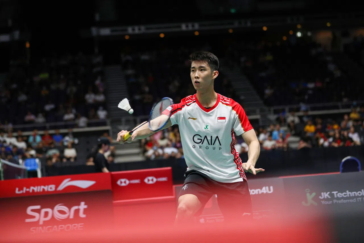 这是我国羽将骆建佑首次参加亚运会。（档案照片）