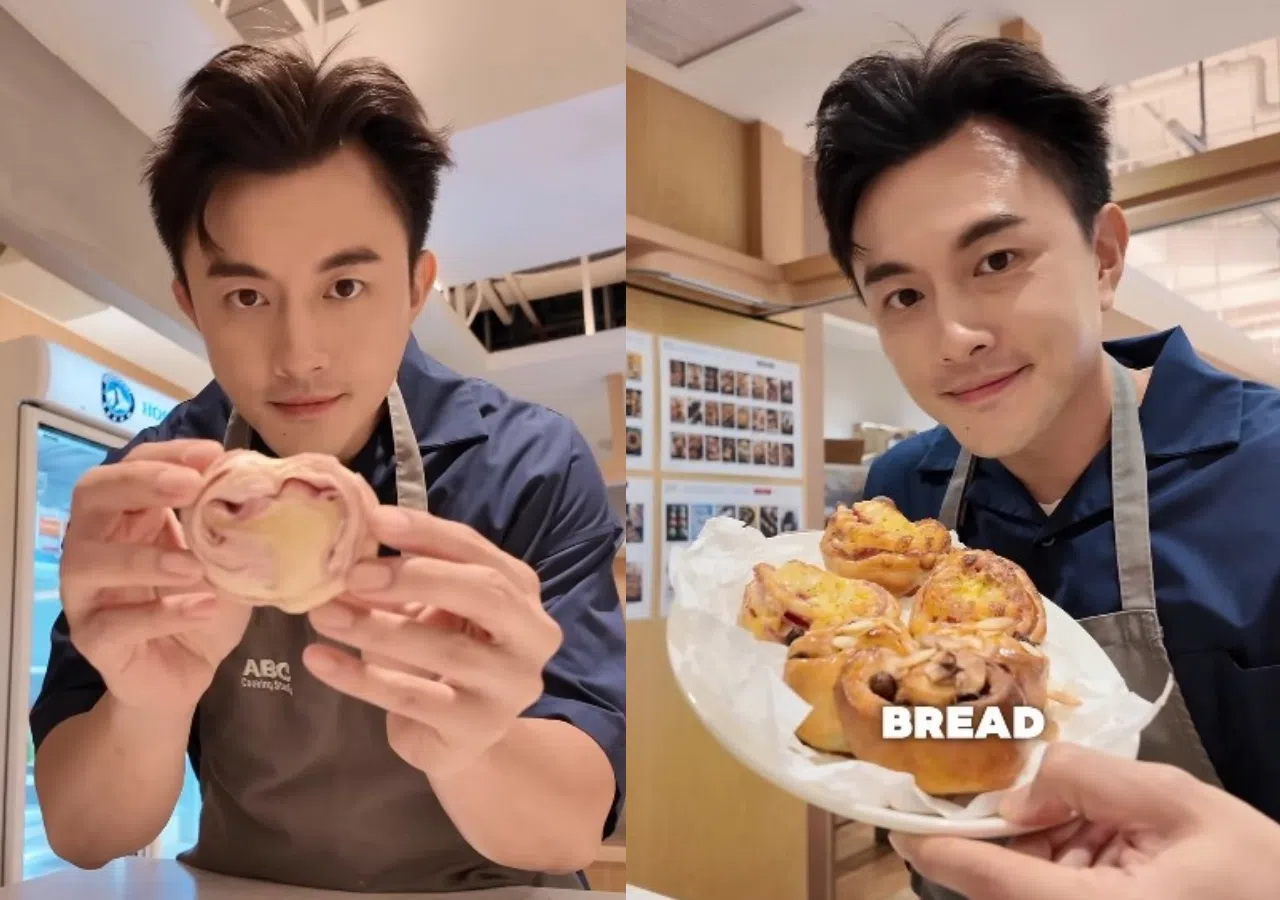 包勋评即将在市区经营两个月的面包快闪店。（截图自包勋评IG视频）