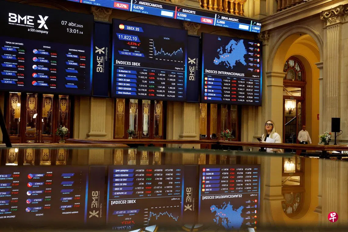 华尔街三大股指大跌标普500陷入熊市| 联合早报