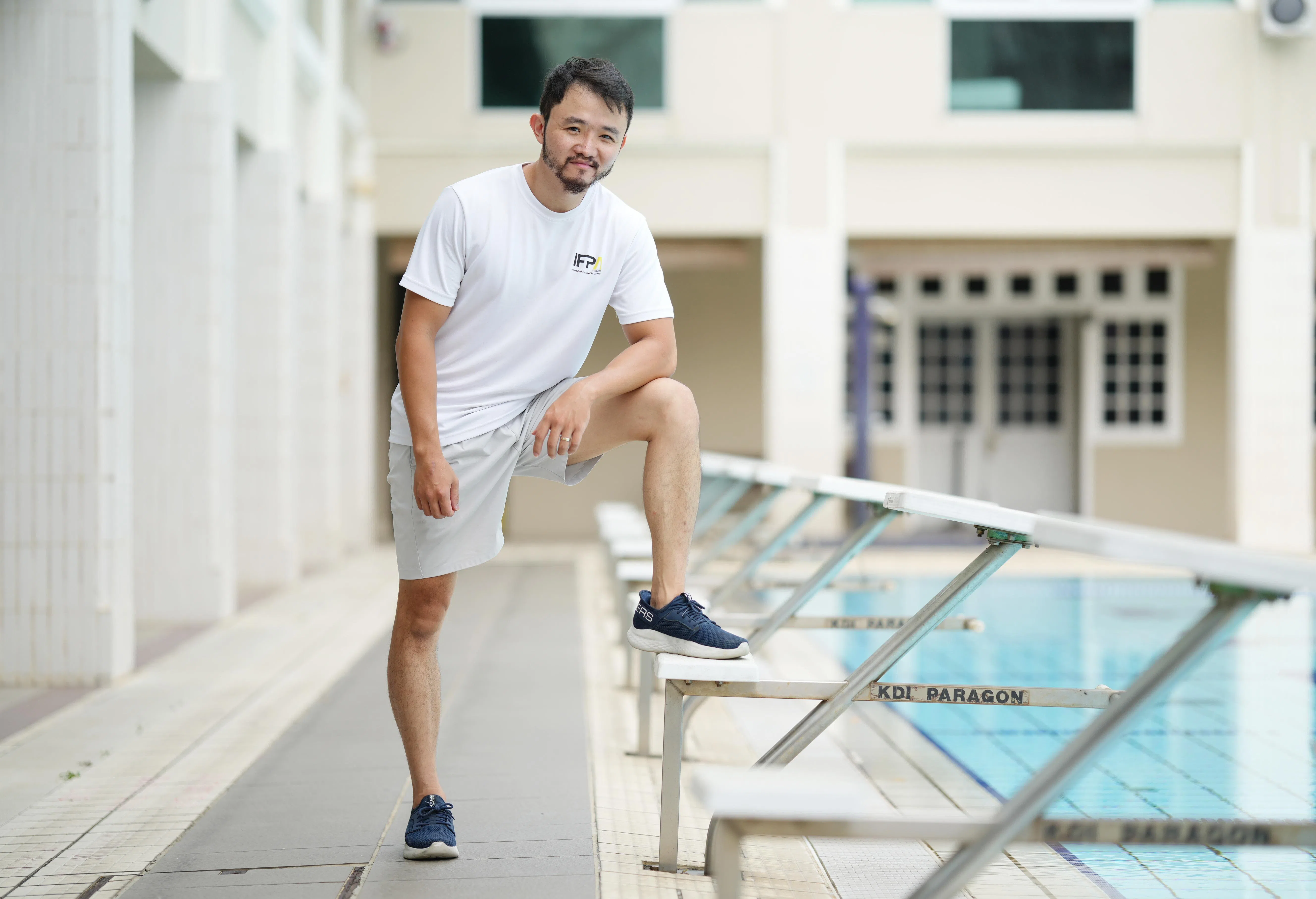 曾卫良说，肌力、行动力以及心肺适能通常会随着年龄渐长而退化，但只要持续地适当锻炼，其实可达到逆转的效果。（谢智扬摄）