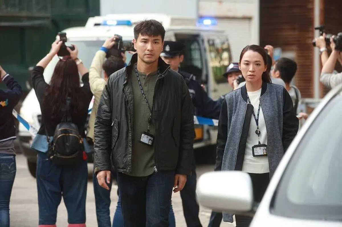 陈展鹏和陈炜。（TVB）