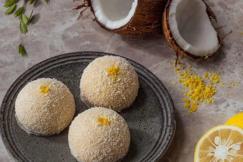 清爽的香柚椰子包。（鼎泰丰提供）