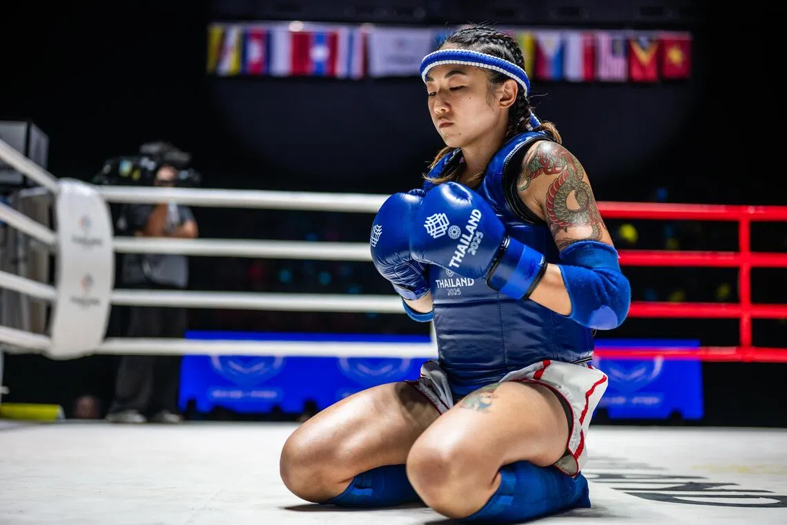 张安凌认为，创造历史这件事让她压力与动力并存，希望能取得好成绩。（新加坡体理会提供）