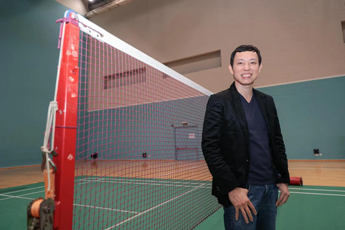 罗纳德是首位在奥运会打进16强的新加坡羽毛球男单球员。（李冠卫摄）