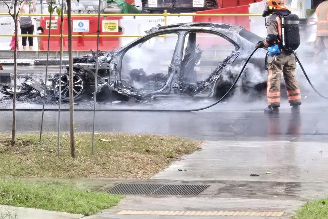 火势已被扑灭。（取自脸书）