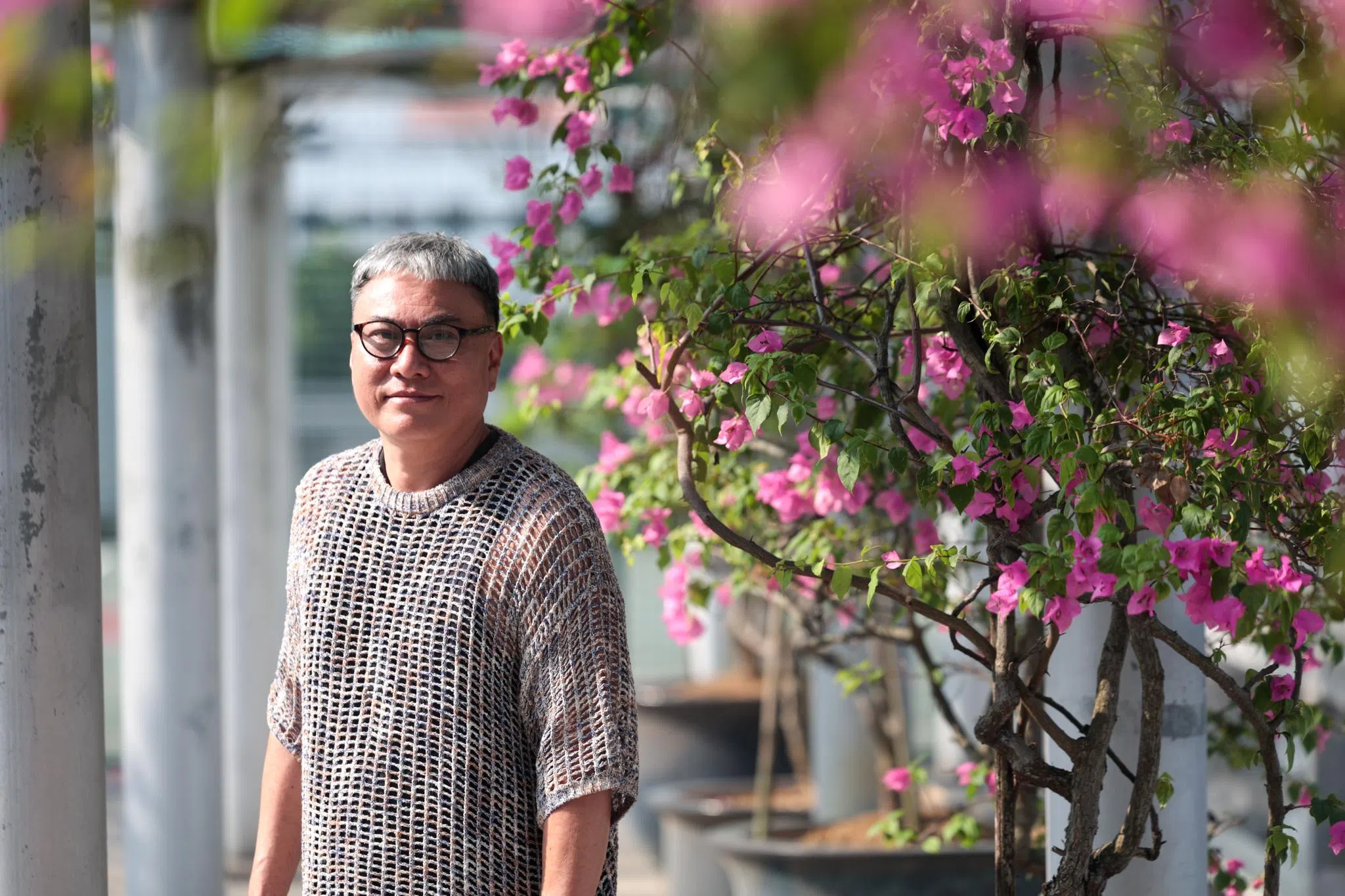 张信祥是新视第九期演员训练班学员。（张俊杰摄）