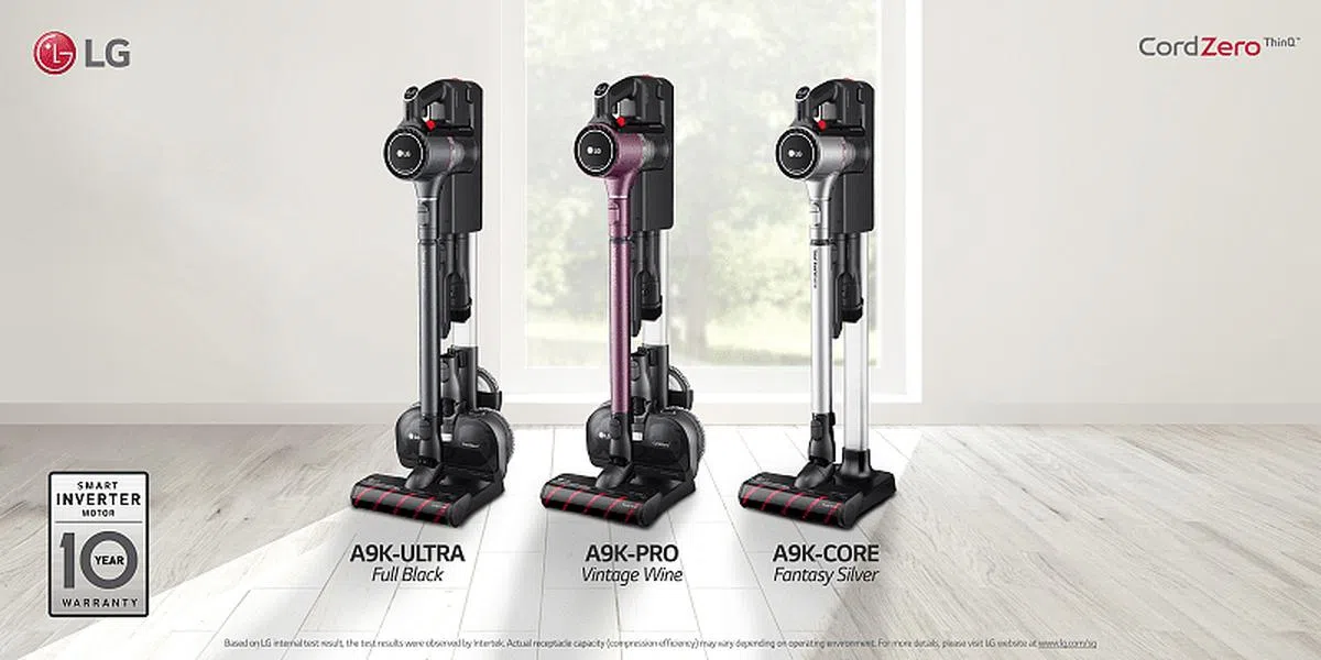 LG CordZero™ A9K 系列共有三款让你选择。（图／LG Electronics 提供）