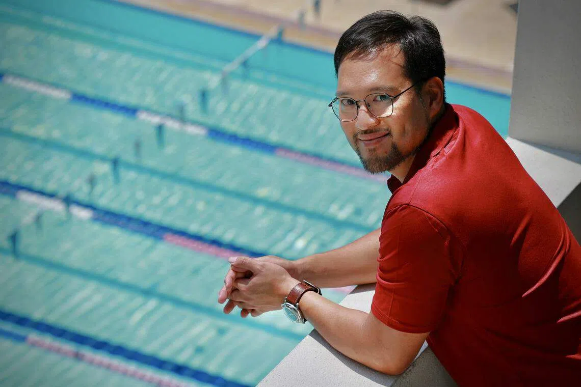 如果当选，吴多泉希望能帮助本地游泳俱乐部得到更多资源，例如更多泳池和使用科技改善泳将表现等。（龙国雄摄）