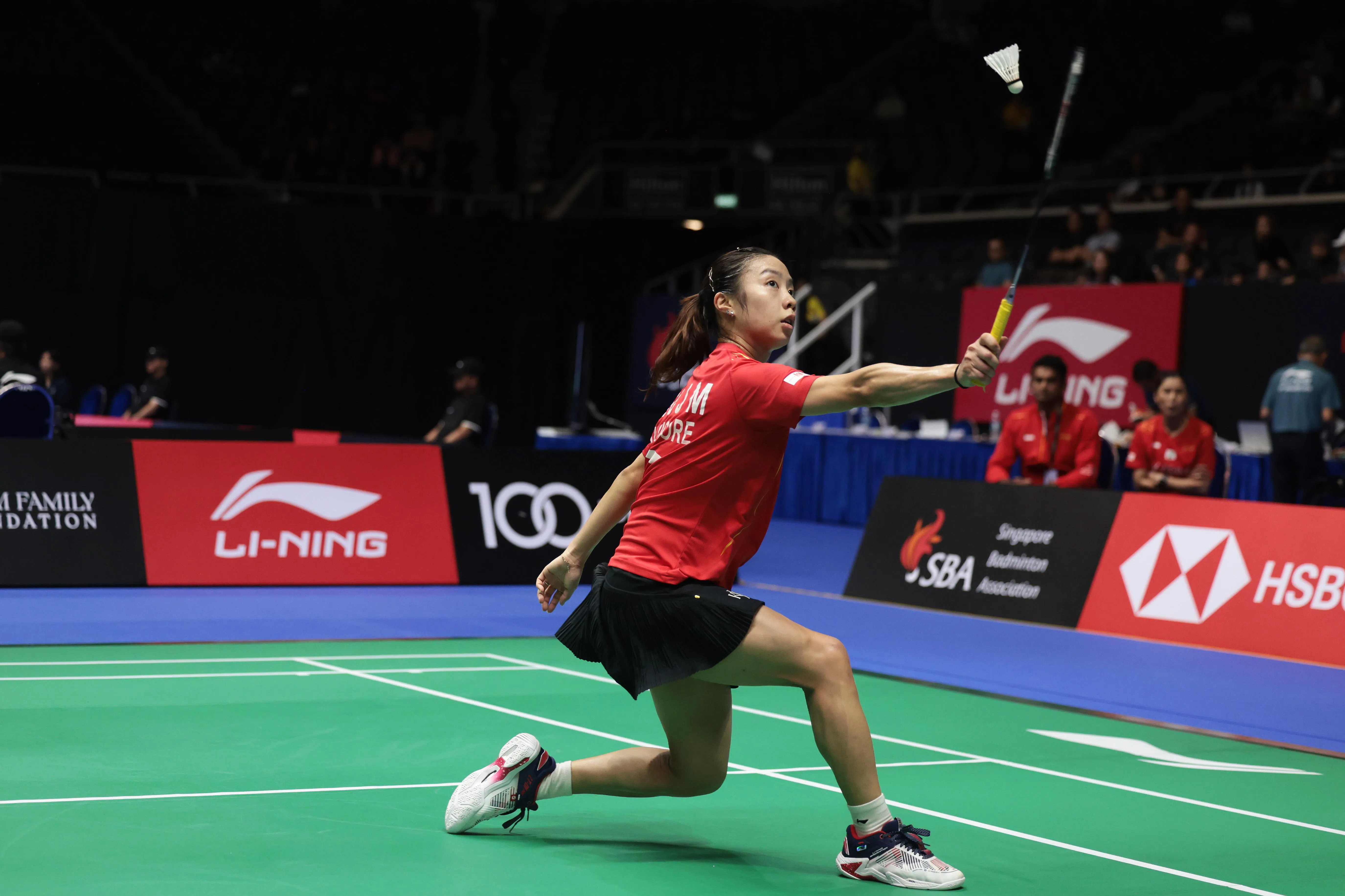 杨佳敏（图）继上周德国公开赛后再次参赛，但在全英赛首圈面对泰国强将拉查诺。（档案照片）