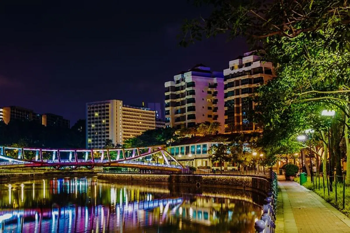 瑞雅嘉苑的住户能欣赏一线河景与夜景。（图/星狮地产提供）
