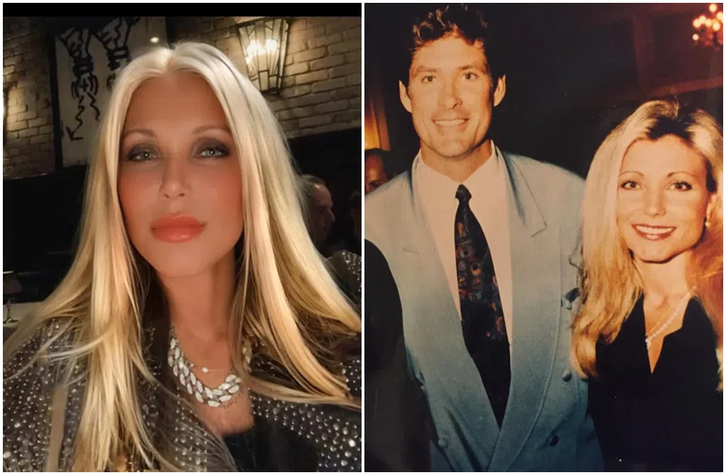 David Hasselhoff（大卫霍塞荷夫，右图左）前妻Pamela Bach（帕梅拉巴赫，左图，右图右）去世。（取自艺人Instagram）