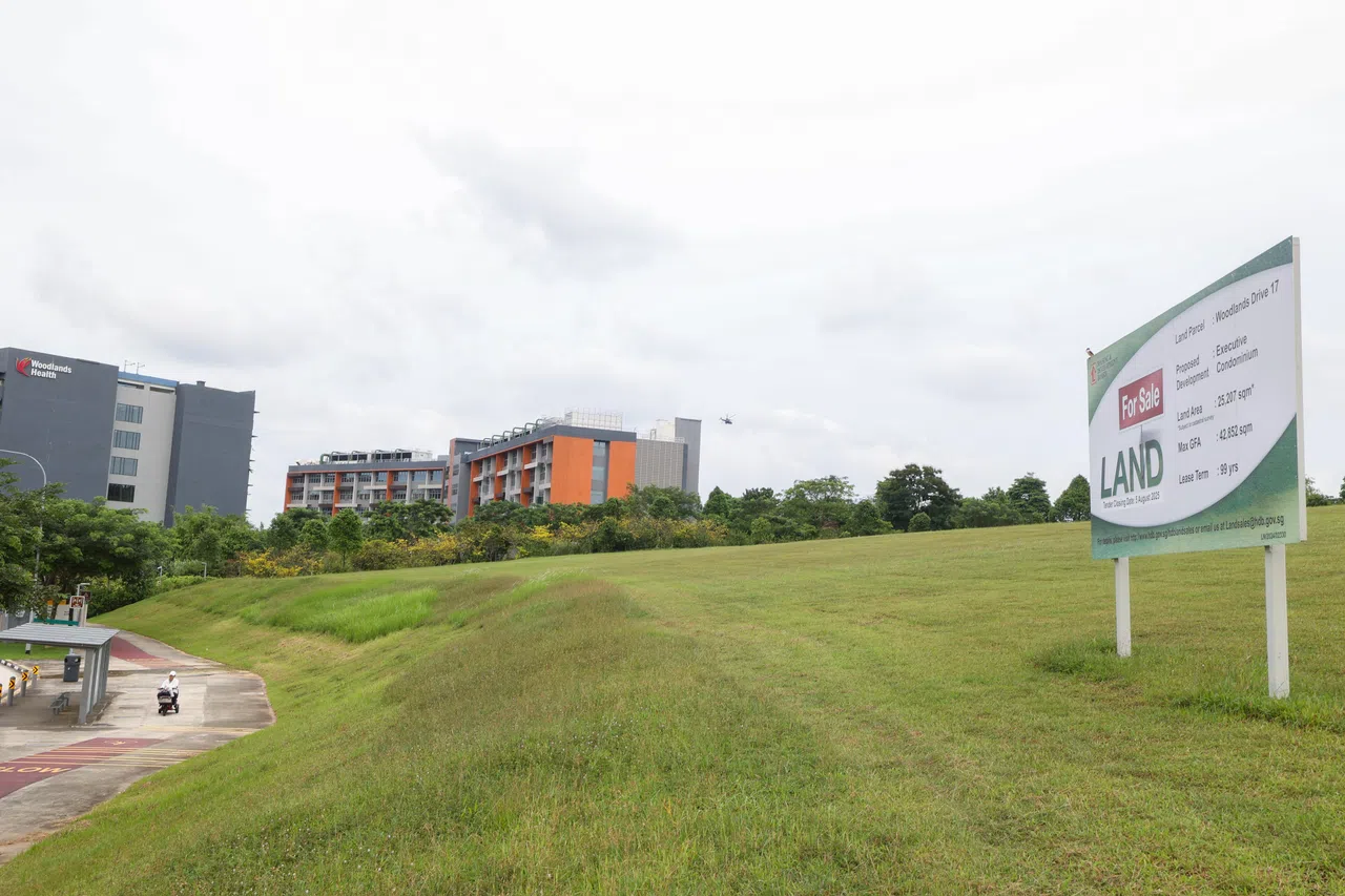 兀兰17通道（Woodlands Drive 17）地段是兀兰南地区10多年新推出的EC地段，预计可建筑420个单位。（吴先邦摄）