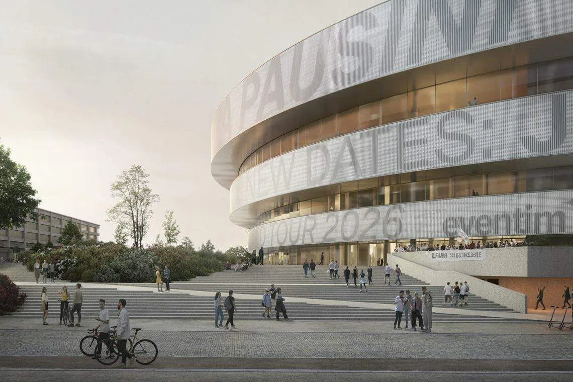 米兰冬季奥运中心概念图。（David Chipperfield Architects）