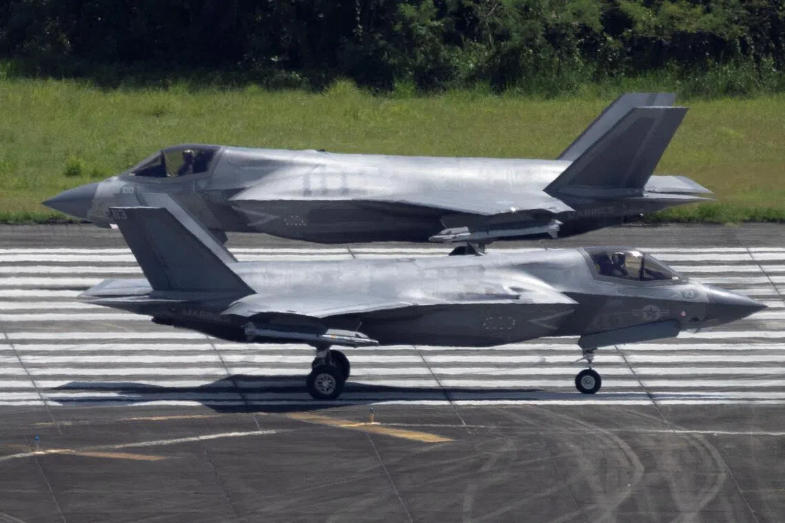 以色列目前是中东唯一拥有美国F-35战机（图）的国家，但美国总统特朗普周五说，他正在考虑也批准向沙特出售F-35隐形战斗机。（路透社档案照片）