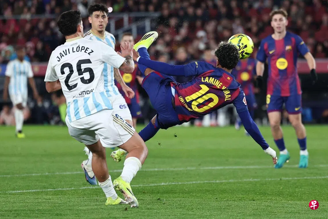 巴塞雨中大胜奥维多重回西甲榜首| 联合早报