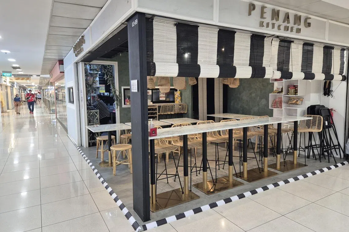 Penang Kitchen的装潢富殖民地时代色彩。（陈爱薇摄）