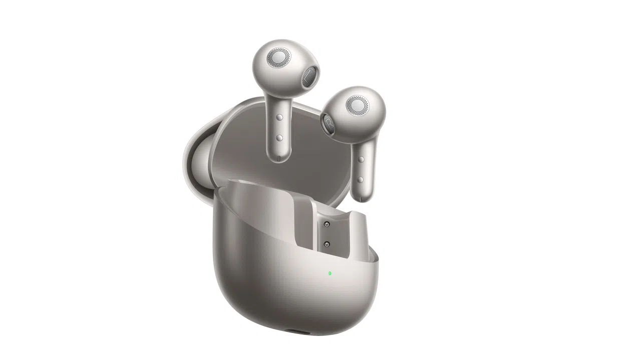 Buds 5为半入耳式降噪耳机，单耳机重量仅4.2克。（厂商提供）