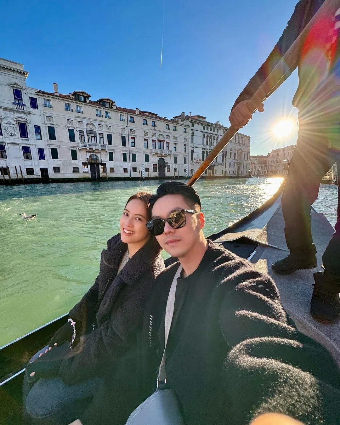 公开恋情后，伍思翰和郑颖可以在社媒分享两人的生活点滴。（取自郑颖IG）