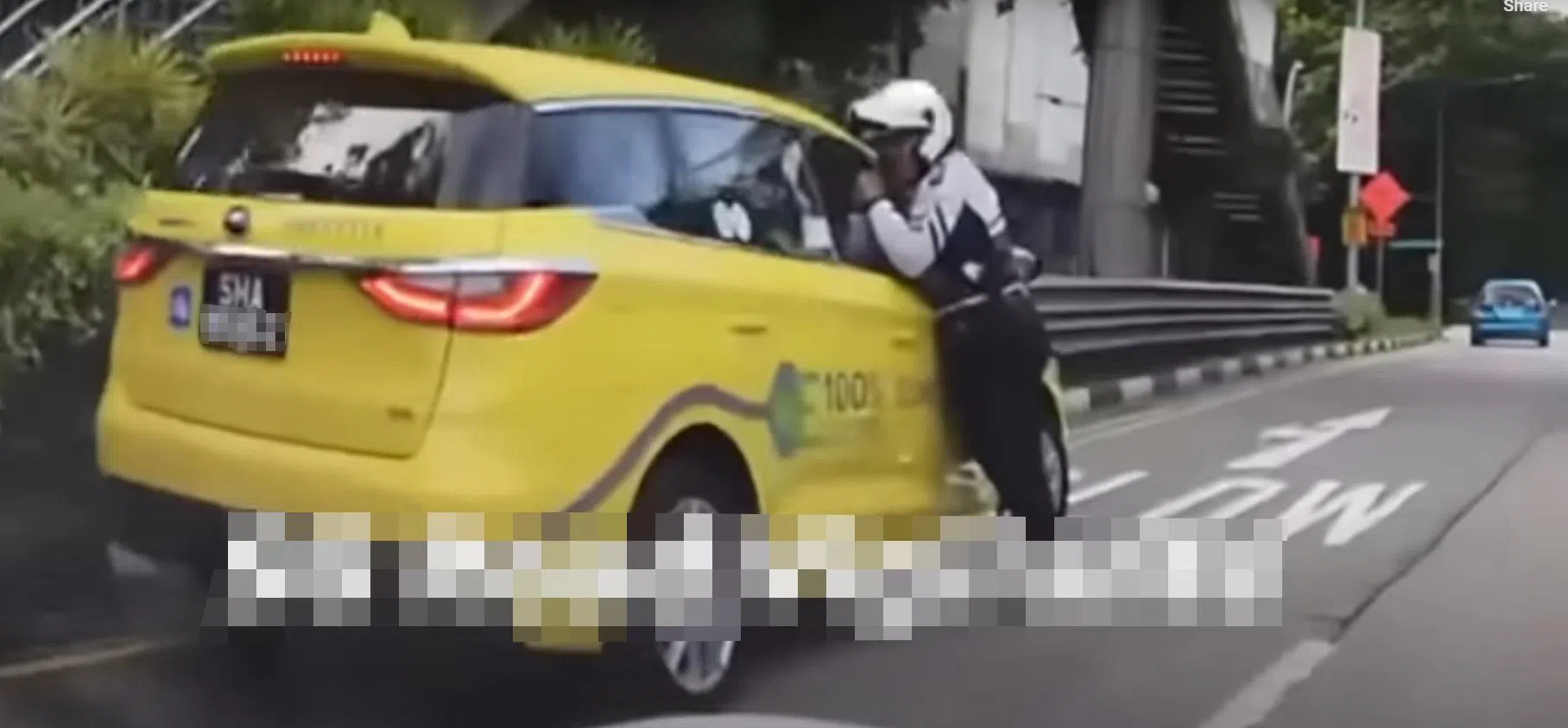 这起事件发生在2022年10月9日下午5时许，地点是花拉路一带。（取自网络）