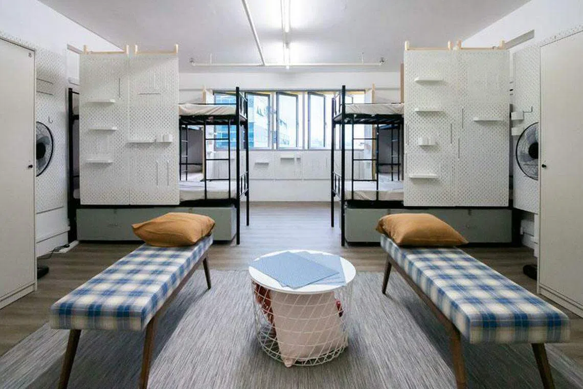 改良客工宿舍环境的概念设计获SG Mark金奖。（新加坡宿舍协会提供）