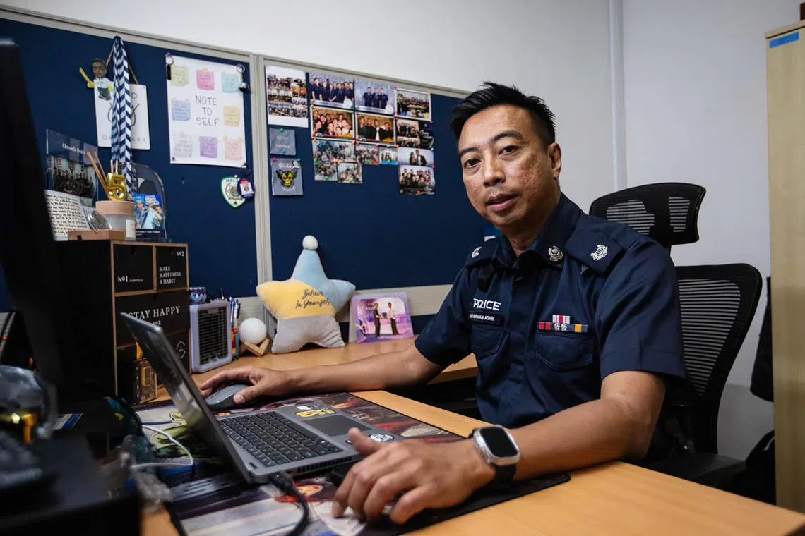 助理警监赫尔曼。（取自新加坡警察部队脸书）