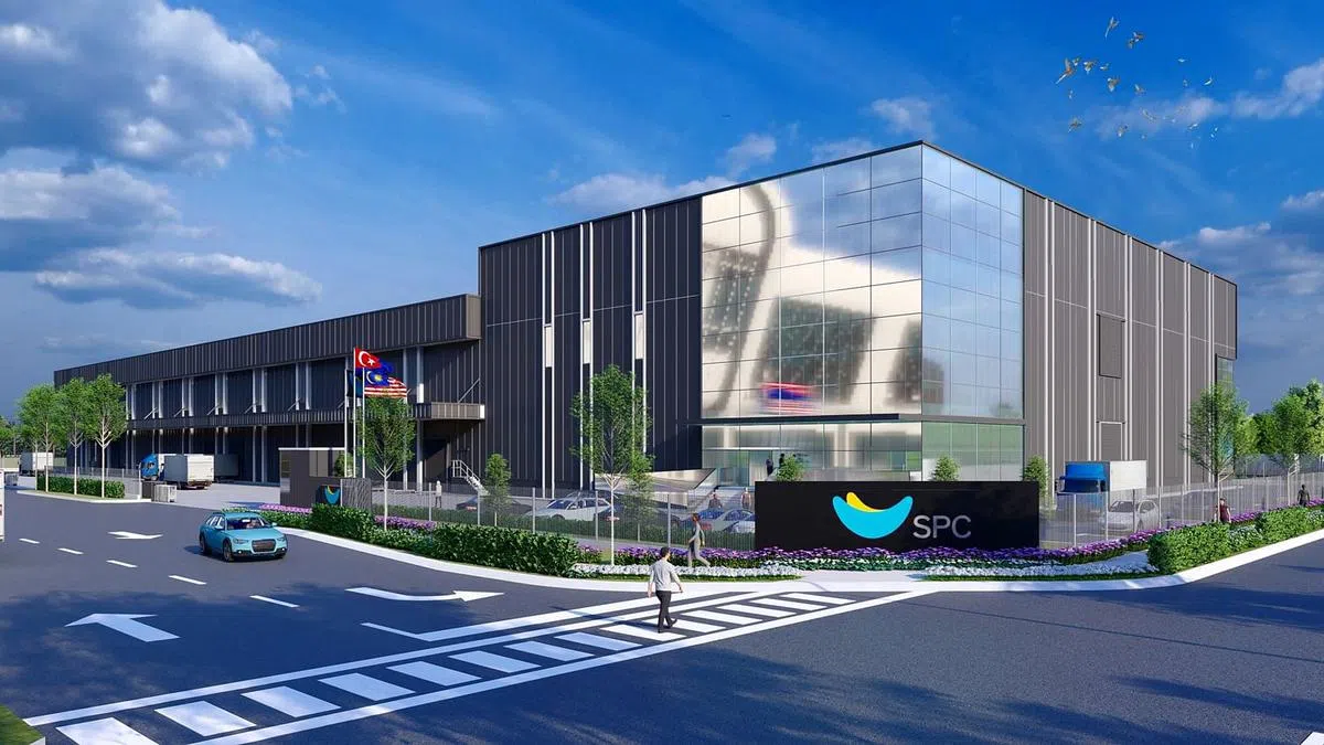 韩国面包品牌巴黎贝甜在依斯干达努沙再也科技园兴建的工厂，预计在明年第二季启用。（图/巴黎贝甜提供）