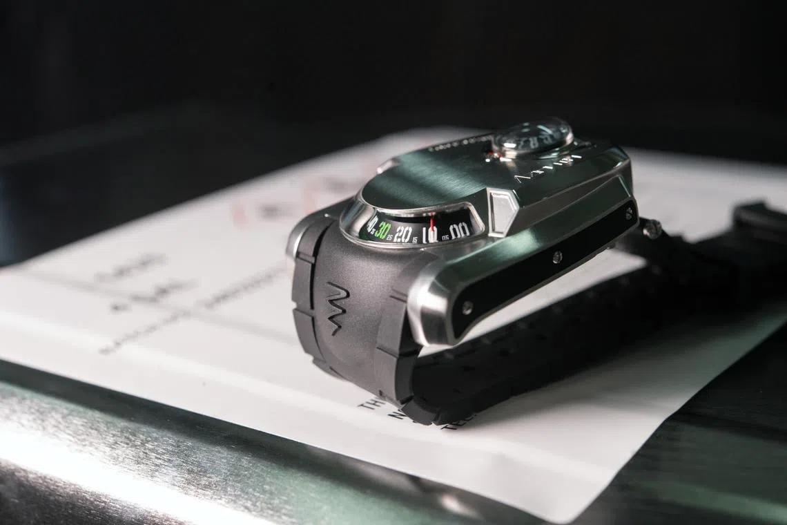 新加坡腕表品牌Azimuth Watch以富有创意的设计闻名。（Azimuth Watch提供）