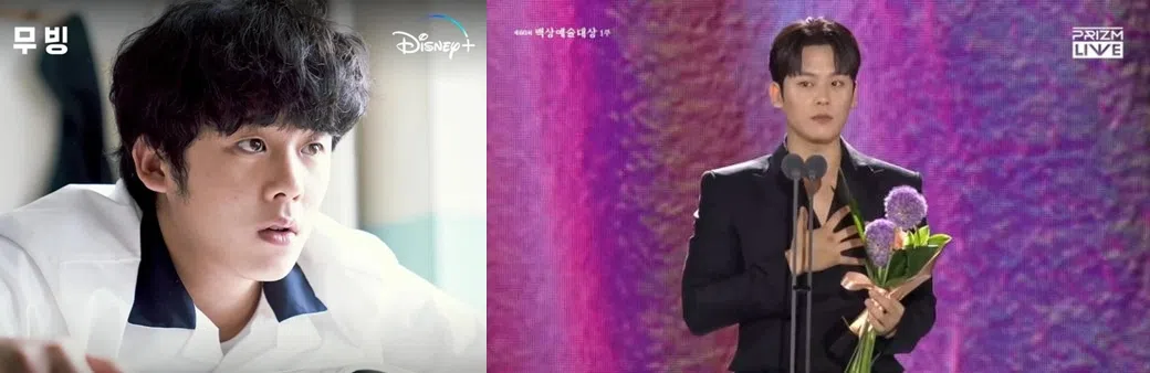 李正河发表得奖感言时哽咽地把奖献给姐姐。（互联网）