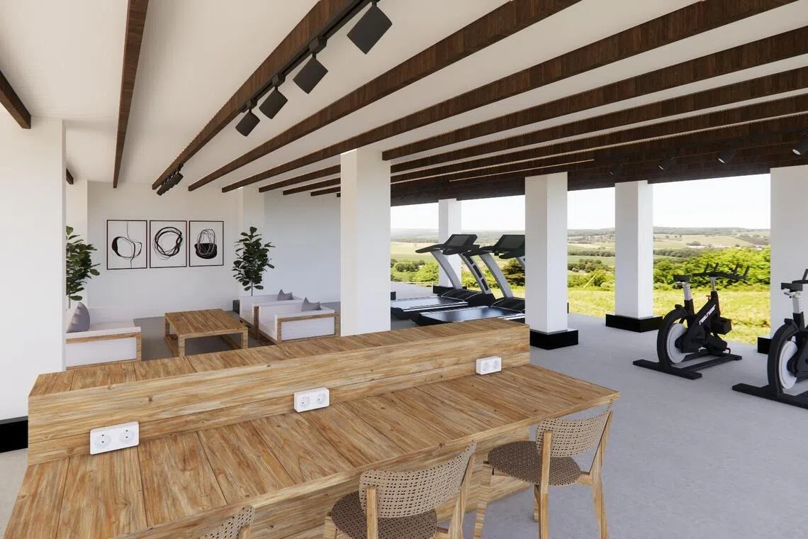 公寓底层开敞空间将改造成公共交流或安静工作角落，屋内则设有共享厨房与洗衣空间。（取自土管局脸书）