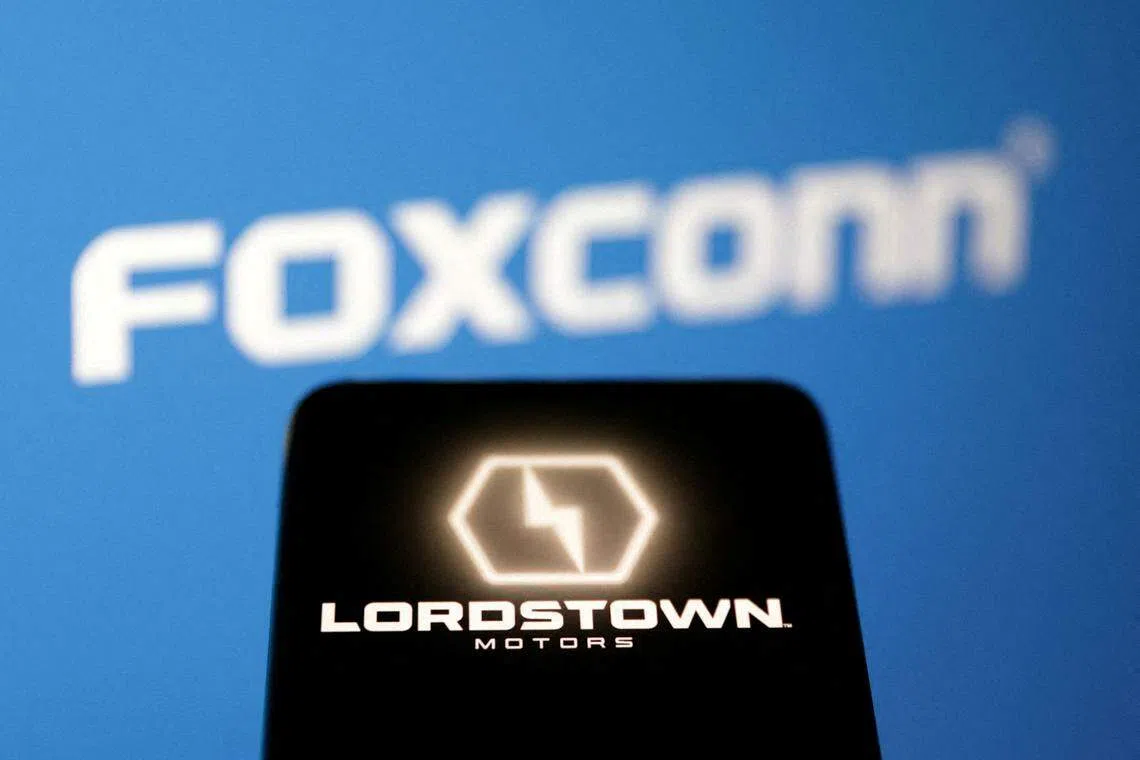 Lordstown Motors已经宣布会对台湾富士康提出诉讼。（路透社）