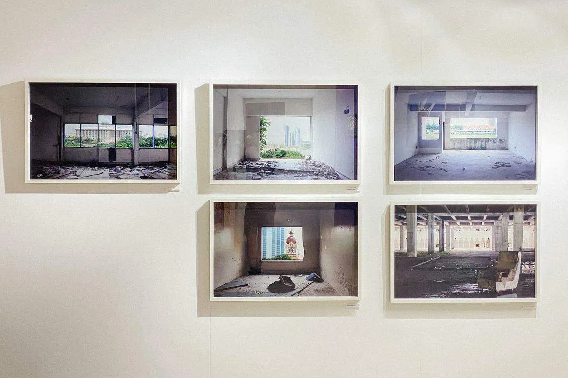 梁文生作品“Executive Properties”从住房项目望向经济发展。（主办单位提供）