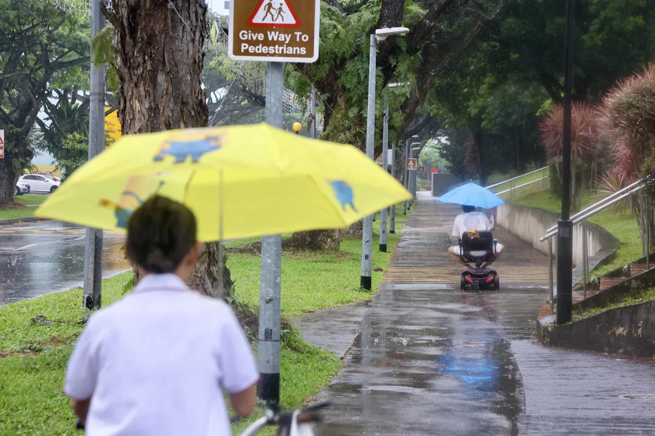 气象署预测，本次季候风潮的雨势强度，与今年第一次的情况相似，但可能会较短。（邝启聪摄）