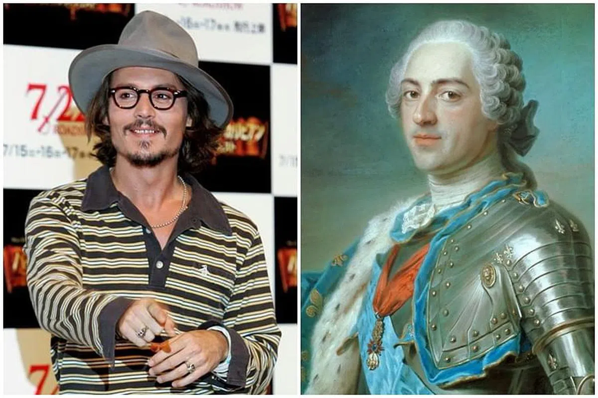 Johnny Depp（左）将出演法国国王路易十五。（路透社 / 互联网）