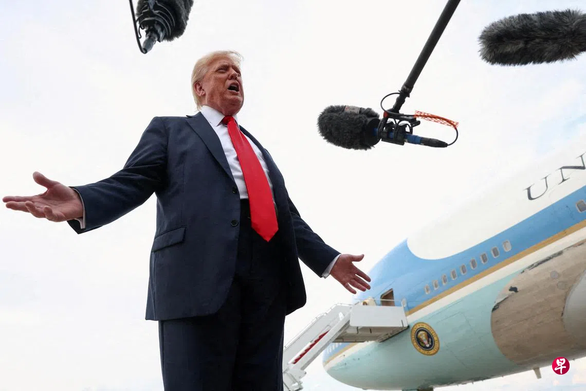 特朗普禁《华尔街日报》记者随团访苏格兰| 联合早报