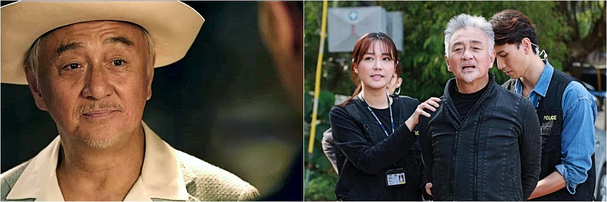 吴岱融近年参演的港剧包括2024年的《太阳星辰》（左图）、20023年无线剧《隐门》（右图中）。（互联网）