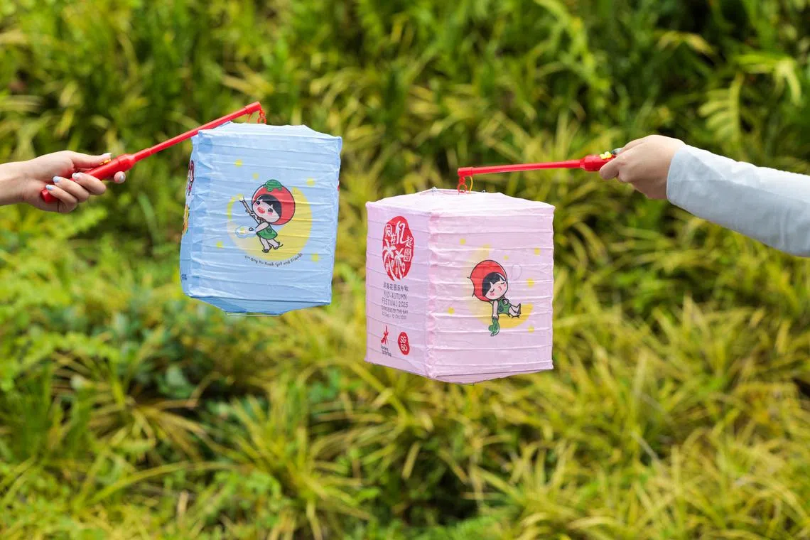  “滨海花园庆中秋”9月22日起免费开放，在开幕日和中秋节正日，现场将免费派发灯笼。（吴先邦摄）