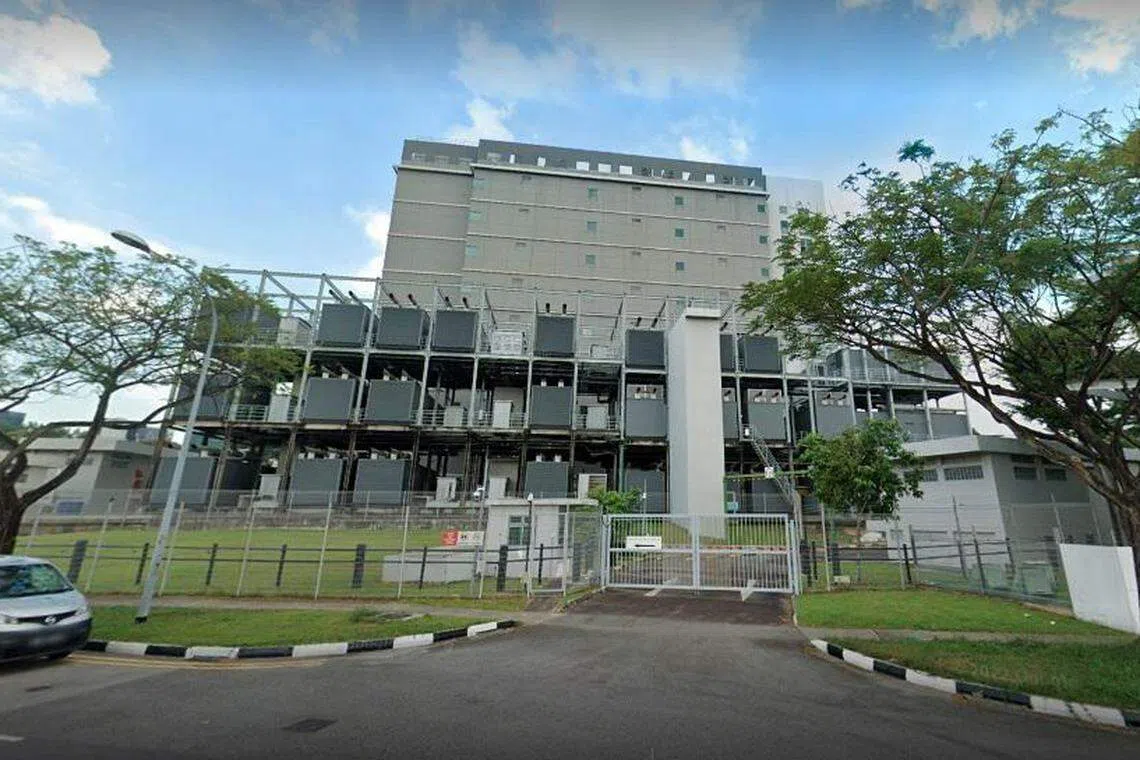 新电信的金泉数据中心（DC Kim Chuan）。（ 取自谷歌地图）