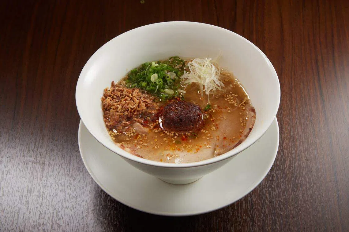 香辣的辣味噌拉面。（餐馆提供）