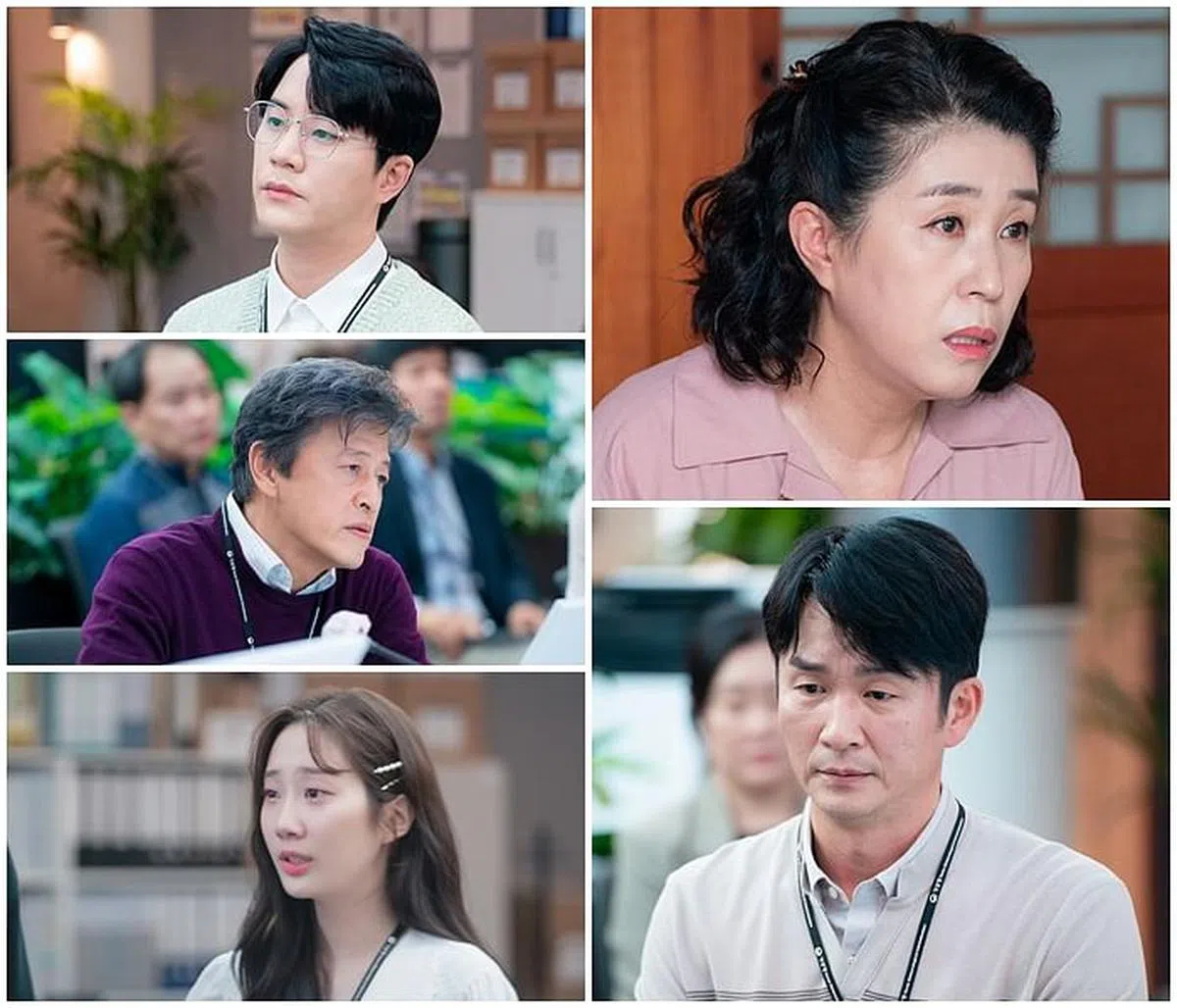 演员文太裕（左上）、权海骁（左中）及蔡瑞恩；金美京（右上）及金钟泰等最强绿叶加盟《气》。（图/面簿）