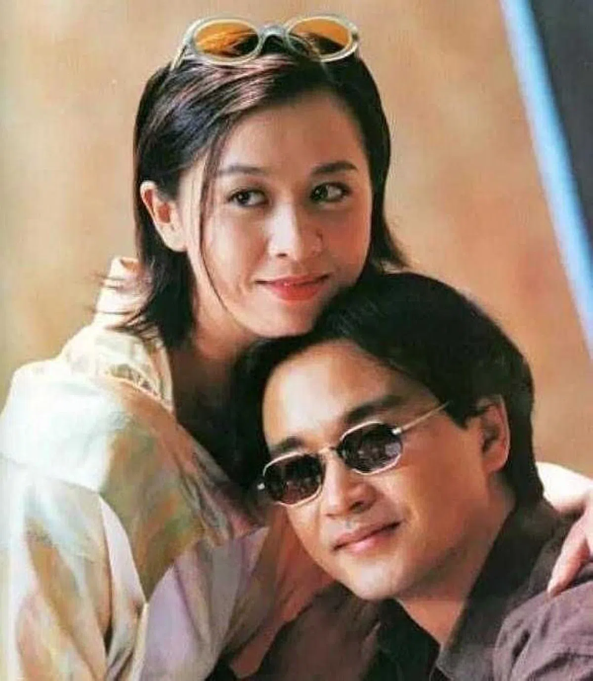 刘嘉玲和张国荣感情深厚。（互联网）