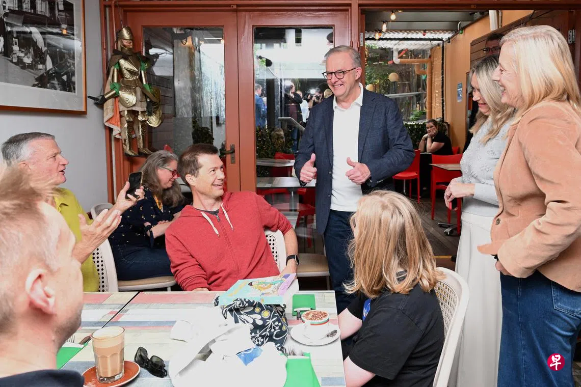 受“特朗普因素”冲击阿尔巴尼斯以巨大优势连任澳洲总理| 联合早报