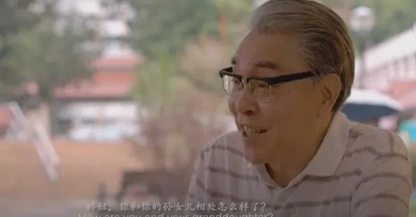 陈澍城在《寿桃》中以潮州话演绎角色。（截图自《寿桃》视频）