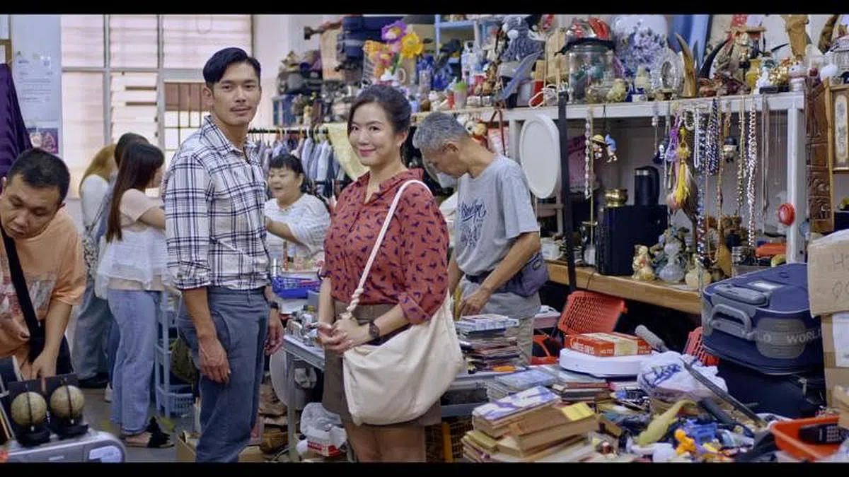  黄俊雄、瑞恩再出演情侣。（新传媒提供）