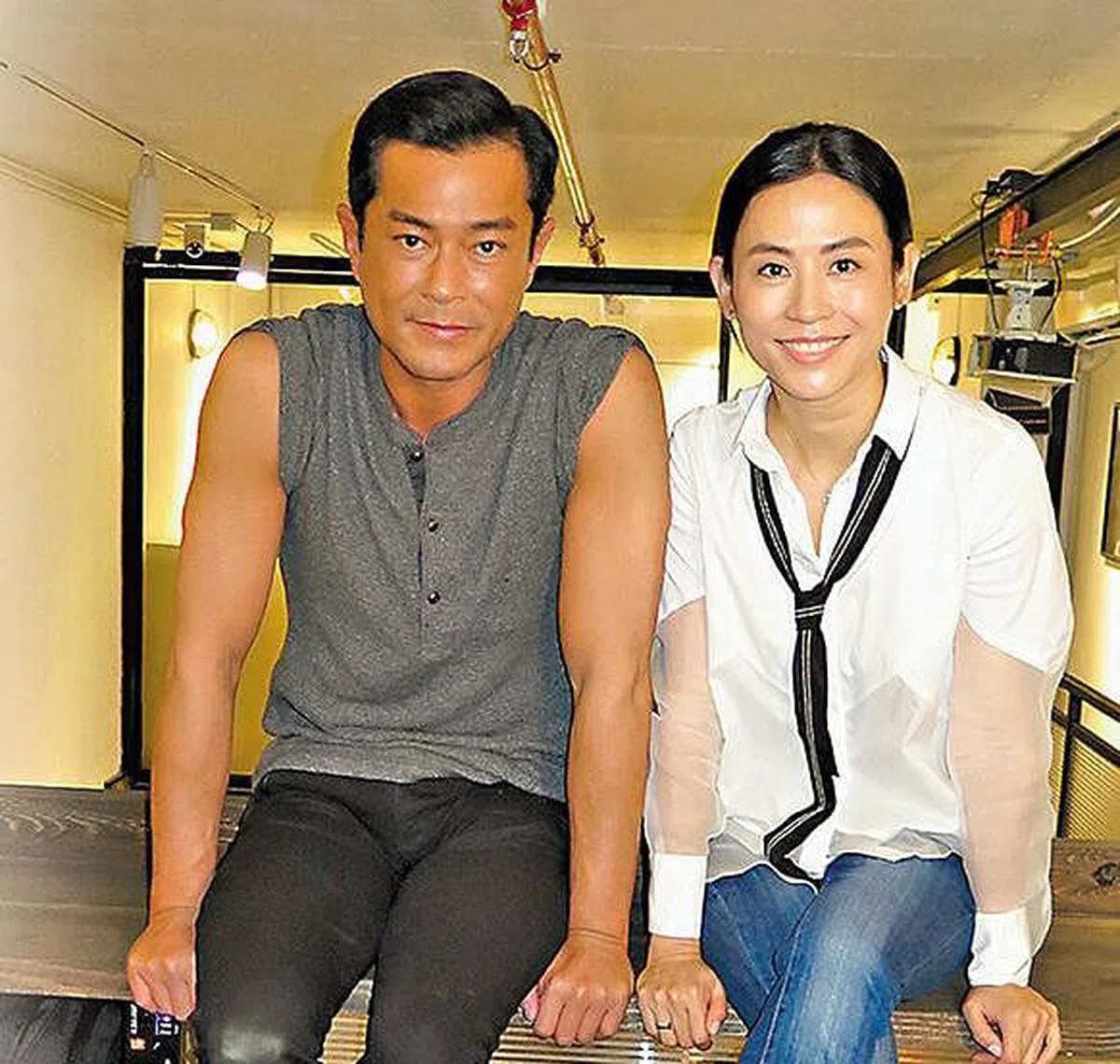 古天乐和宣萱一直都是“好兄弟”关系。（互联网）