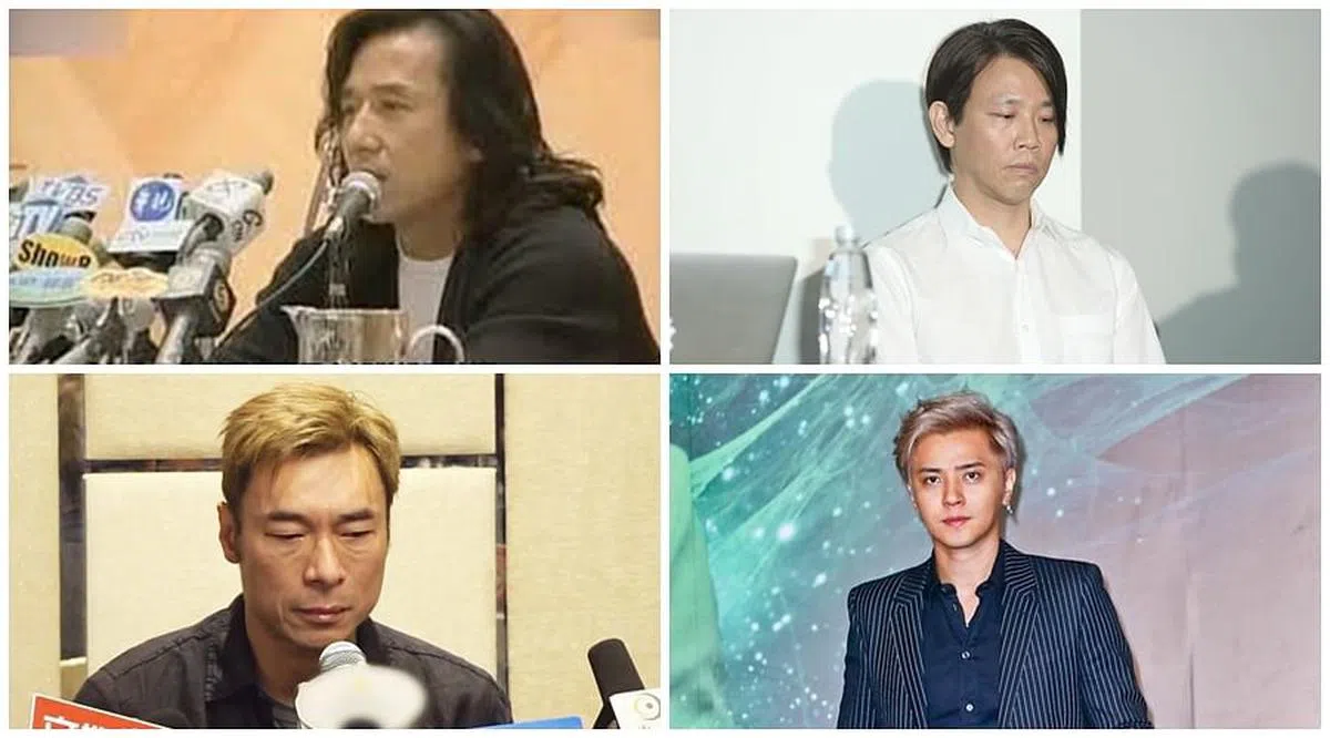 “渣男”盘点遍布全网，巨星们的往事不断被重提。（图/互联网）