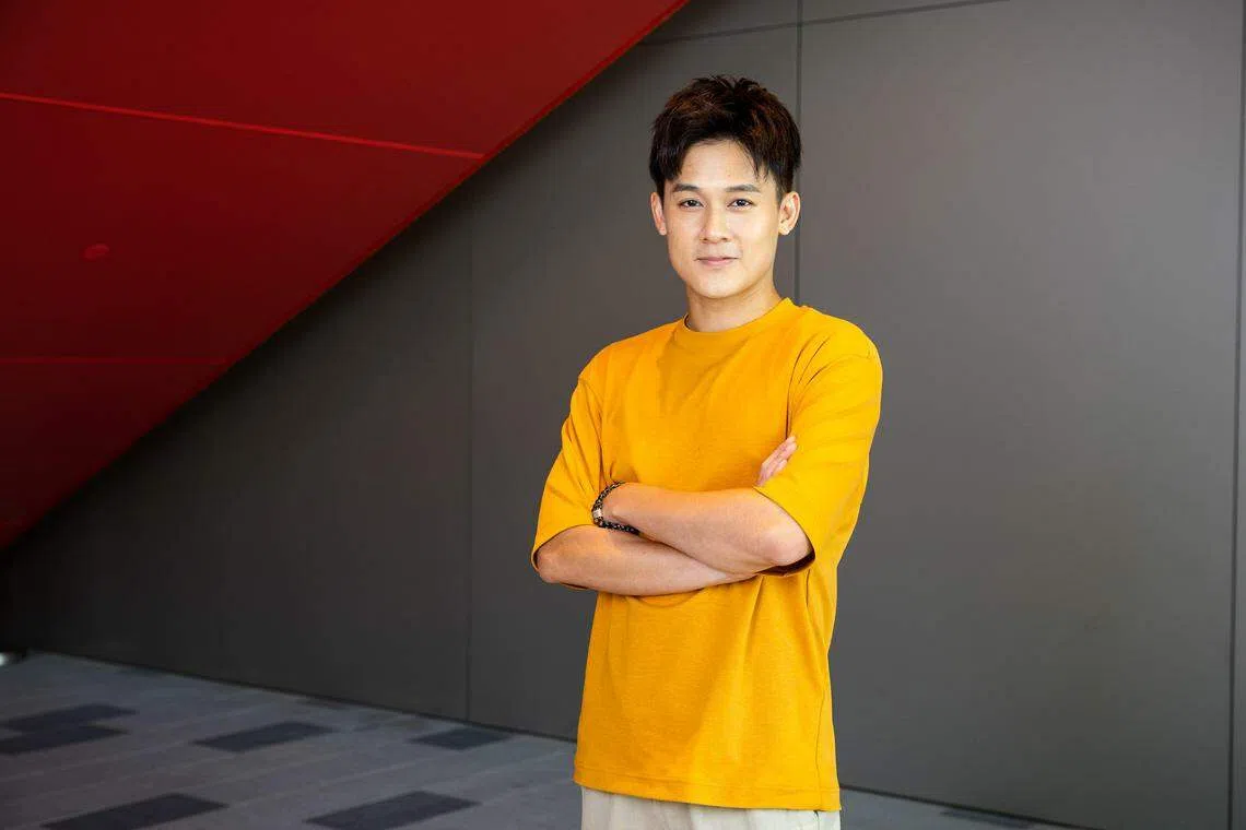 许瑞奇在《陪你到最后》中饰演殡葬业礼仪师，与文慧如的角色日久生情。（新传媒提供）