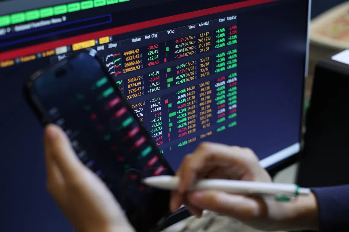 中美关税战再升温亚股退低海指跌37点| 联合早报