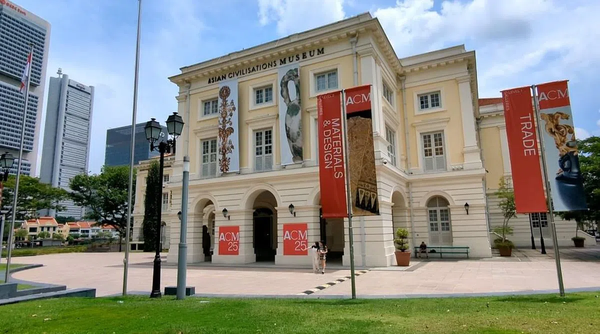 亚洲文明博物馆就在新加坡河旁，这里不时有新的展览，新加坡公民免入门费，可到内参观。（摄影 / 刘永健）
